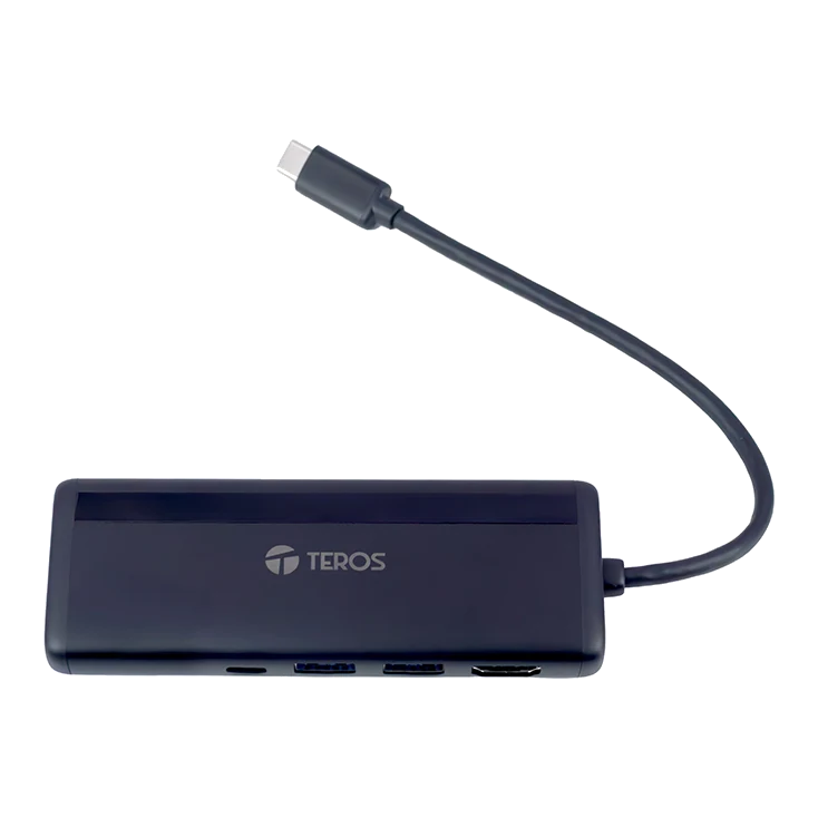 Concentrador De Puertos (hub) Teros Te-7134n Gen 3 Usb-c, 7 En 1