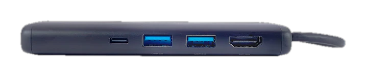 Concentrador De Puertos (hub) Teros Te-7134n Gen 3 Usb-c, 7 En 1 — vista 2