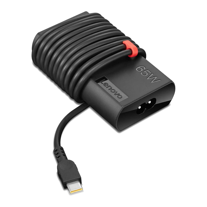 Adaptador De Corriente Delgado Ac Thinkpad Lenovo De 65w, Usb-c