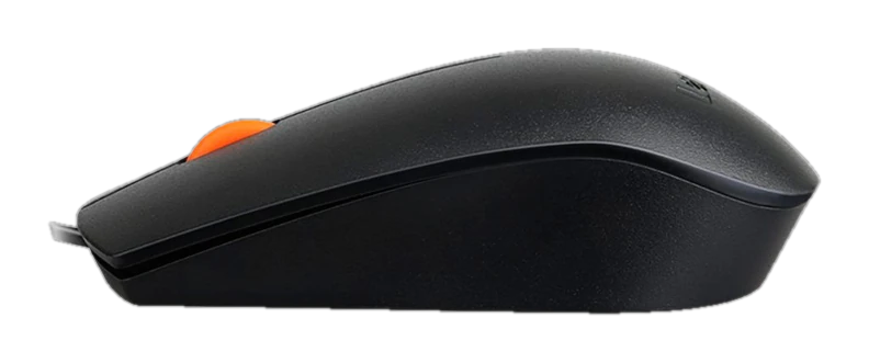 Mouse óptico Lenovo Essential, 1600 Dpi, Usb, Negro, Presentación En Caja. — vista 2