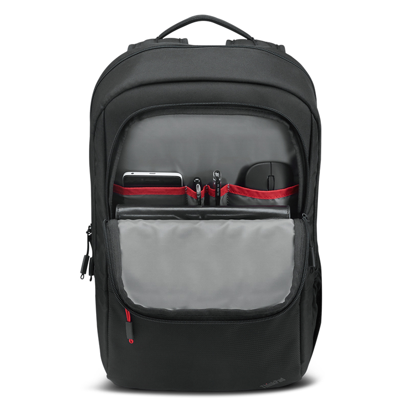 Mochila Lenovo Thinkpad Essential De (16" / 40.6cm), Color (negro / Rojo) (eco) — vista 2