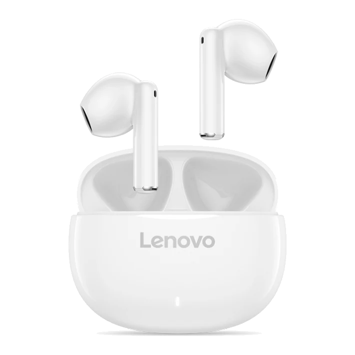 Auriculares Estéreo Inalámbricos Con Microfono Lenovo E310 Independientes, Color Blanco