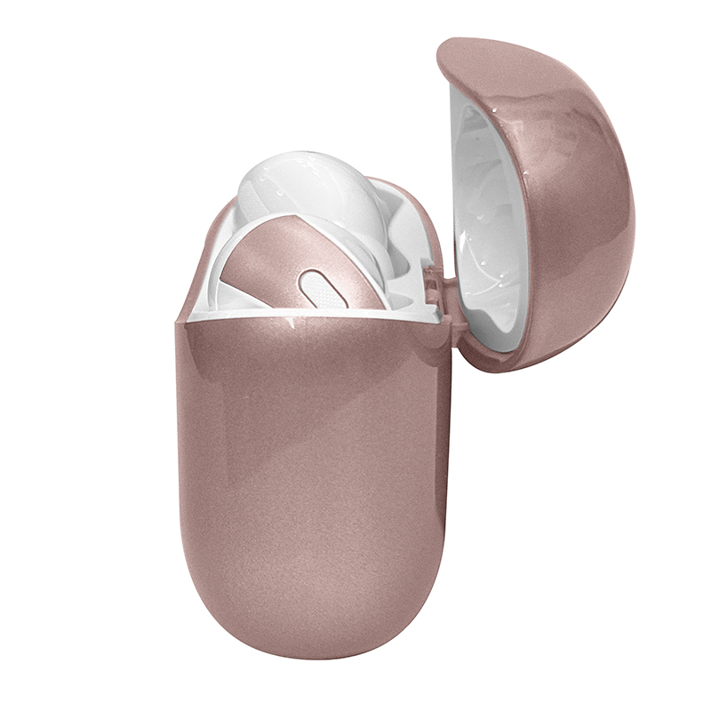 Audífonos Teros Te-8074gr, Bluetooth, Tws, Rosa/dorado — vista 2
