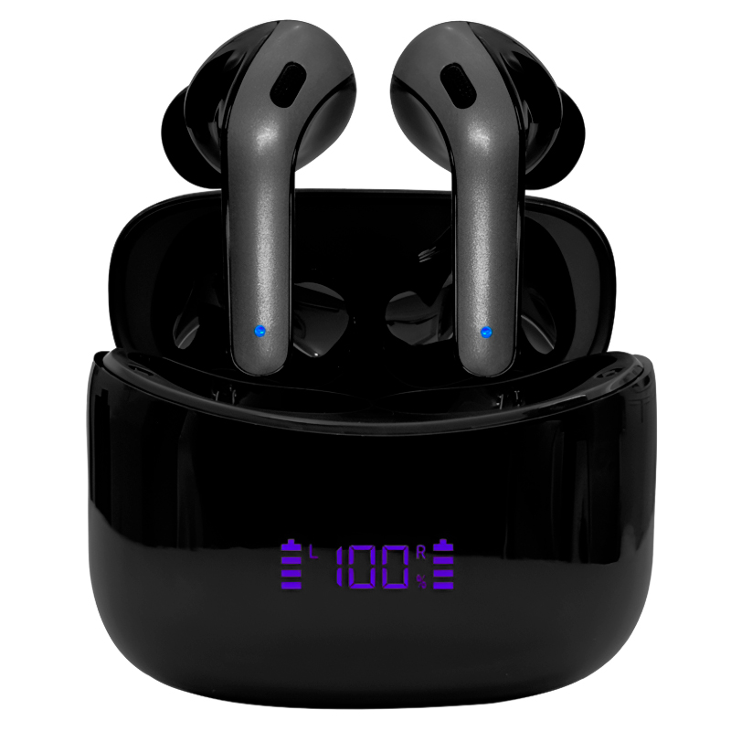 Audífonos Teros Te-8074n, Bluetooth, Tws, Negro — vista 2