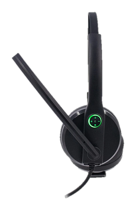 Audífono Teros Te-8039cs, Usb, Negro — vista 2