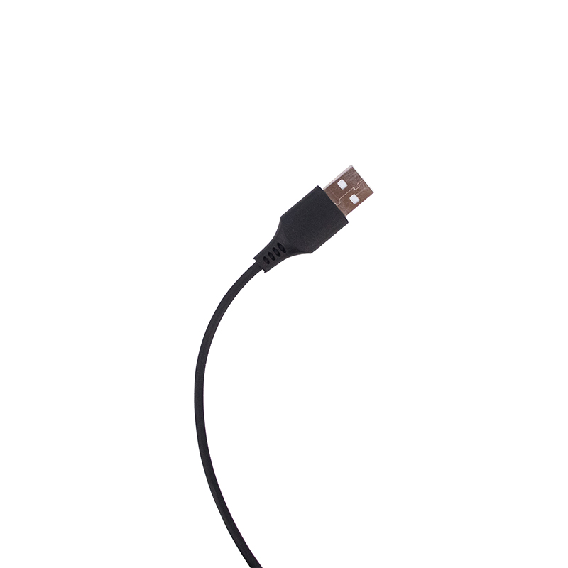 Audífono TEROS TE-8039CS, USB, Negro