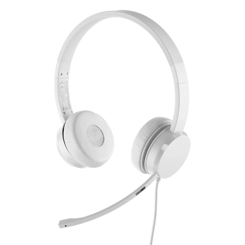 Auriculares Estereo Con Microfono Lenovo 110, Interfaz Usb Tipo-a, Color Cloud Grey (gris)