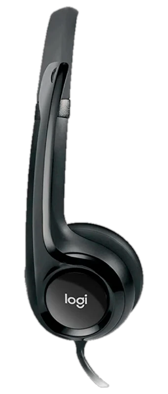 Auriculares Estereo (on-ear) Con Microfono Logitech H390, Interfaz Usb-a, Color Negro — vista 2