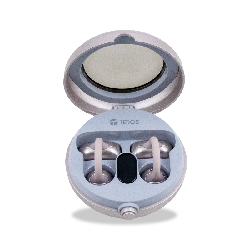 Audífonos Inalámbricos Teros Te-80712rs, Bluetooth, Carga Tipo C, Rose Titanium — vista 2