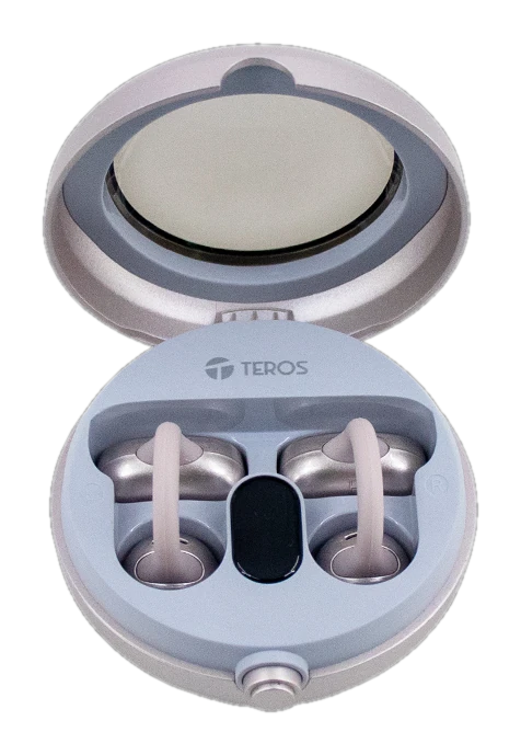 Audífonos Inalámbricos Teros Te-80712rs, Bluetooth, Carga Tipo C, Rose Titanium — vista 2