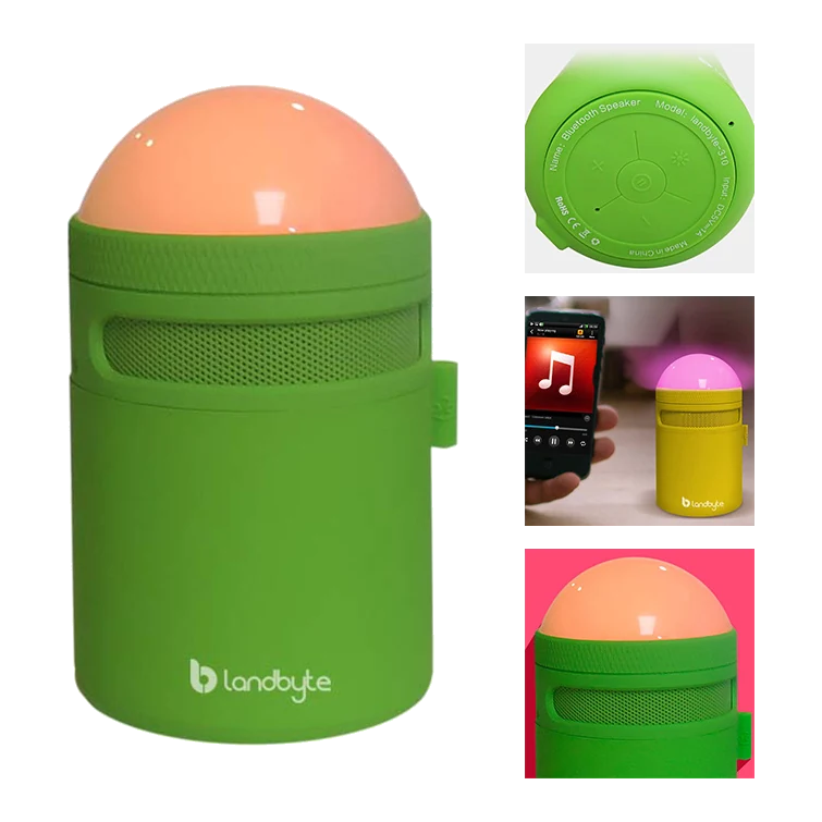 Parlante Inalámbrico Landbyte Bv310, Bluetooth, Iluminación Led, Recargable.