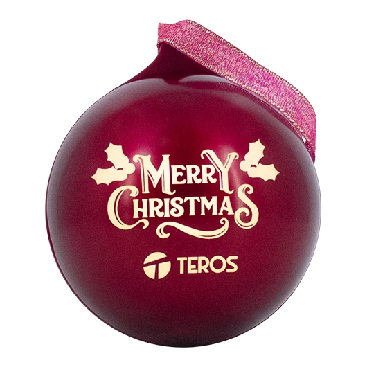 Parlante Inalámbrico Merry Christmas Teros Te-6018r, Bluetooth 5.3, Tipo Usb-c, Color Rojo