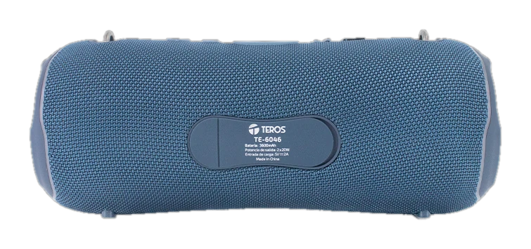 Parlante Ultra TE-6046B, color azul, 40W