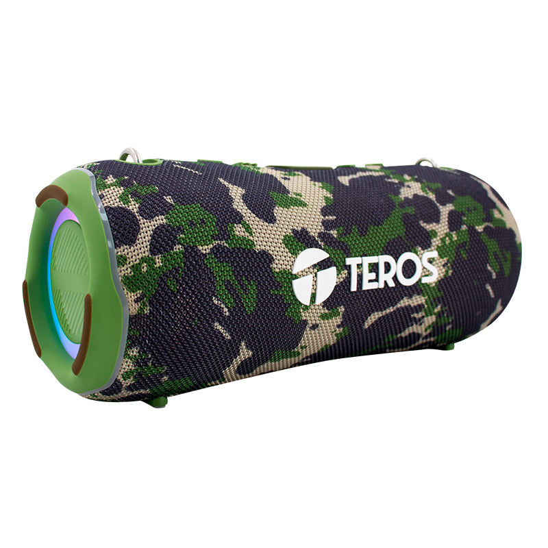 Parlante Ultra Te-6046g, Color Verde Militar Camuflado, 40 W