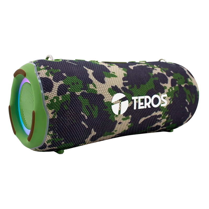 Parlante Ultra Te-6046g, Color Verde Militar Camuflado, 40 W