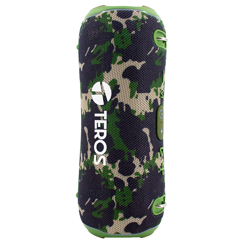 Parlante Ultra TE-6046G, color verde militar camuflado, 40 W