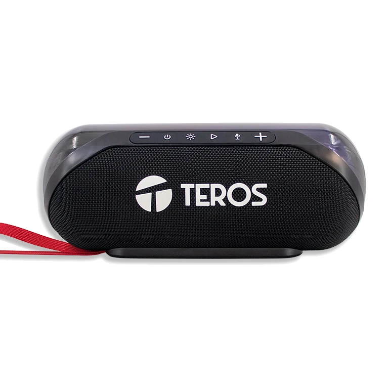 Parlante Inalámbrico Teros Te6047n, 20w, Bt: 5.3, Iluminación Rgb, Color Negro