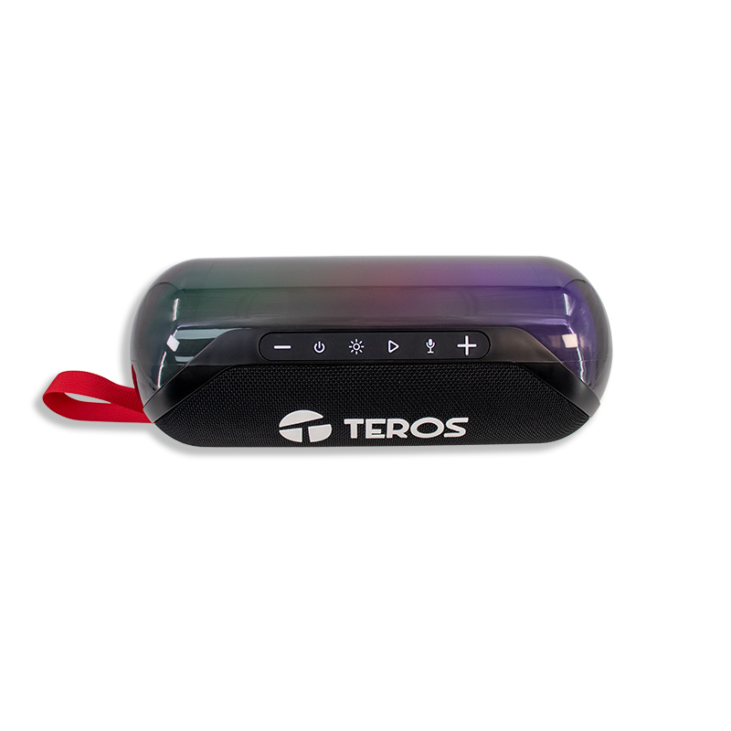Parlante Inalámbrico Teros Te6047n, 20w, Bt: 5.3, Iluminación Rgb, Color Negro — vista 2