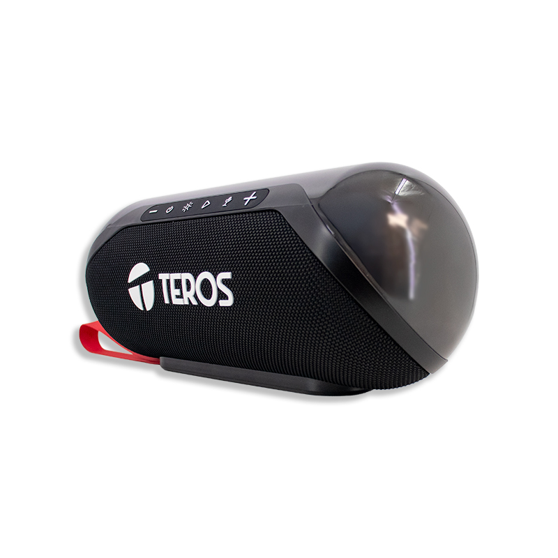 Parlante Inalámbrico Teros TE6047N, 20W, BT: 5.3, Iluminación RGB, Color Negro