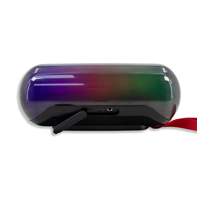 Parlante Inalámbrico Teros TE6047N, 20W, BT: 5.3, Iluminación RGB, Color Negro