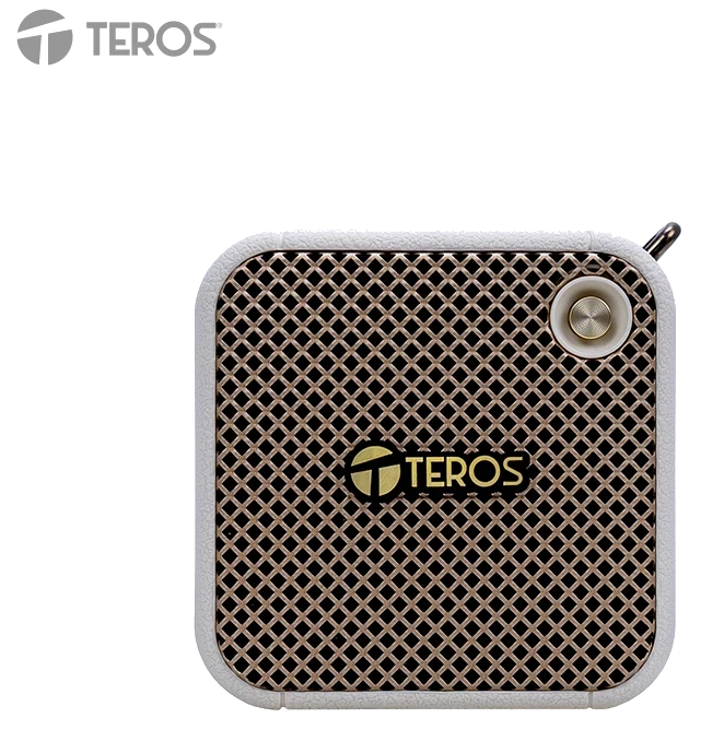 Parlante Inalámbrico Teros Legacy 6051, 8w, Bt 5.3, 1500 Mah, Usb, Tf, Aux, Beige