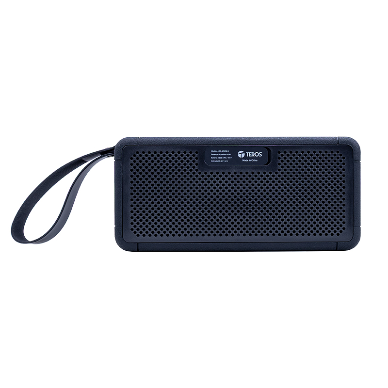 Parlante inalámbrico TEROS Legacy 6052, 8W, BT 5.3, 4000 mAh, USB, TF, Aux, Negro