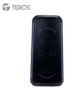 Parlante Inalámbrico Para Fiestas Teros Vibe 6055, 100w, Bt, 7000 Mah, Usb, Micrófono