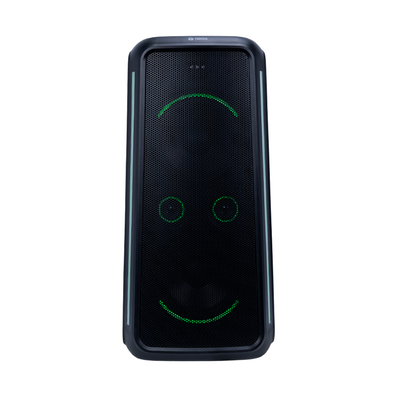 Parlante inalámbrico para fiestas Teros Vibe 6055, 100W, BT, 7000 mAh, USB, Micrófono