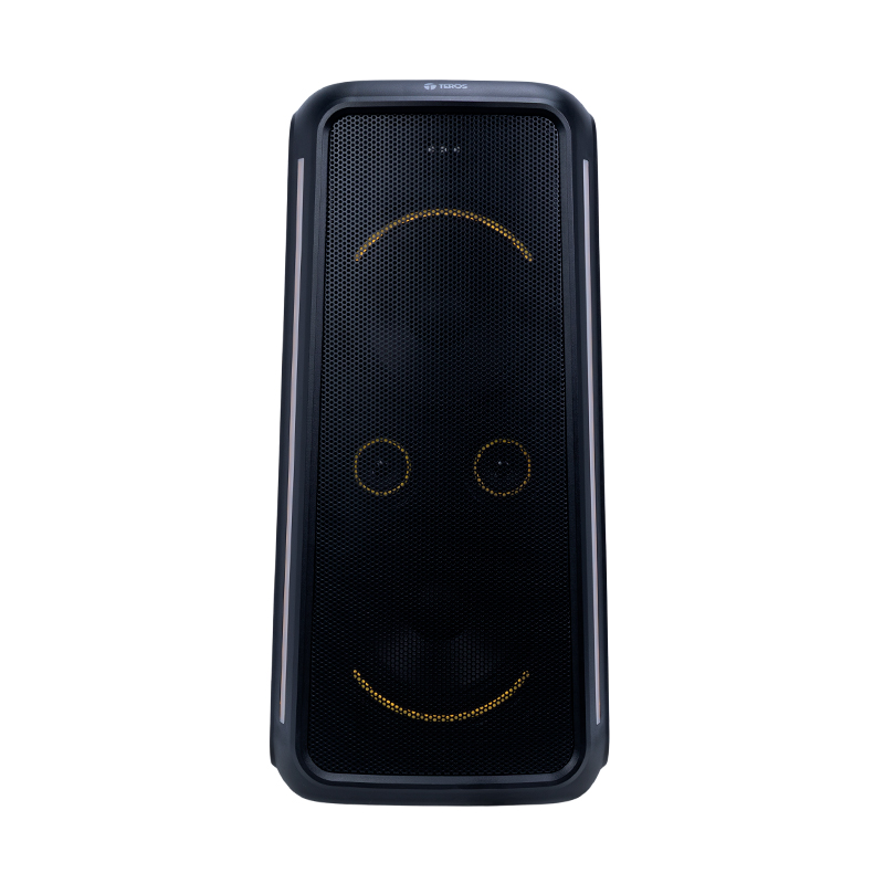 Parlante inalámbrico para fiestas Teros Vibe 6055, 100W, BT, 7000 mAh, USB, Micrófono