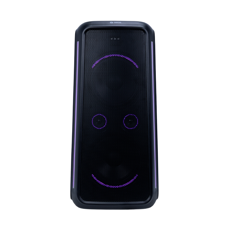 Parlante inalámbrico para fiestas Teros Vibe 6055, 100W, BT, 7000 mAh, USB, Micrófono