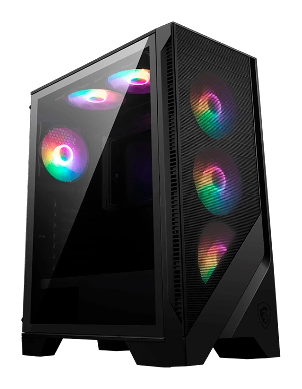 Case Con Fuente De 650w Msi Mag Forge 120a Airflow, Mid Tower