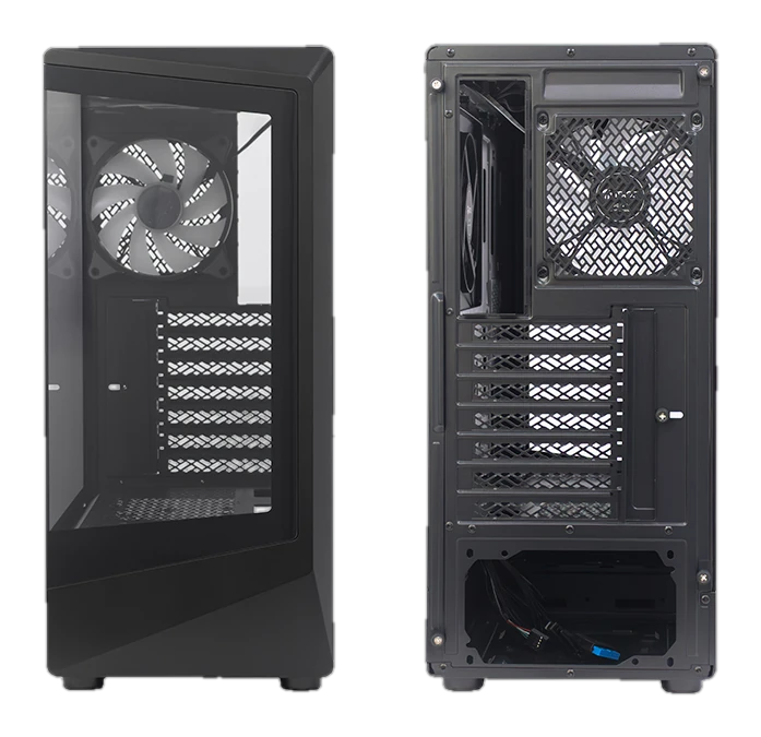 Case Gamer Teros TE-1321G, Mid Tower, USB 3.0 / USB 2.0, Audio, Ventilador RGB, Negro