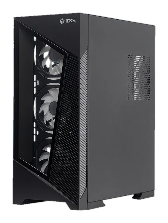 Case Sin Fuente Gamer Teros Te-1330g, Itx, M-atx, Atx, E-atx, 3.5" Y 2.5", Negro — vista 2