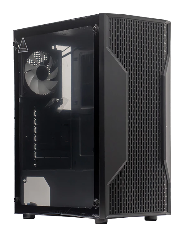 Case Sin Fuente Gamer Teros Te-1332g, Itx, M-atx, Atx, 3.5" Y 2.5", Negro