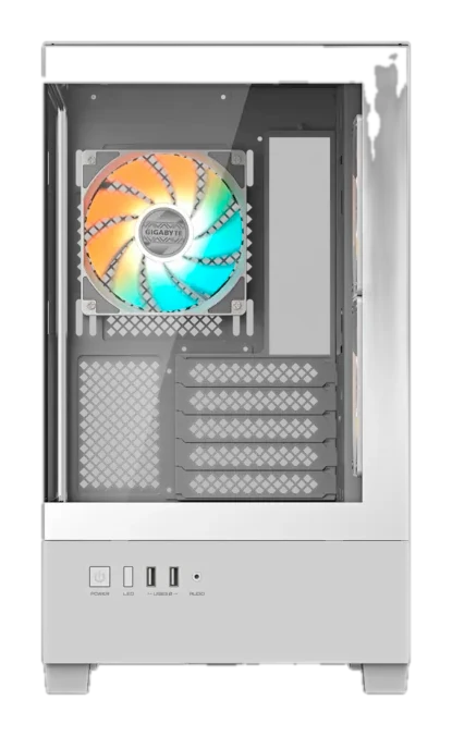 Case GIGABYTE GB-C201P PANORAMIC, Mid Tower, Compatible con mini-ITX/m-ATX, Color blanco