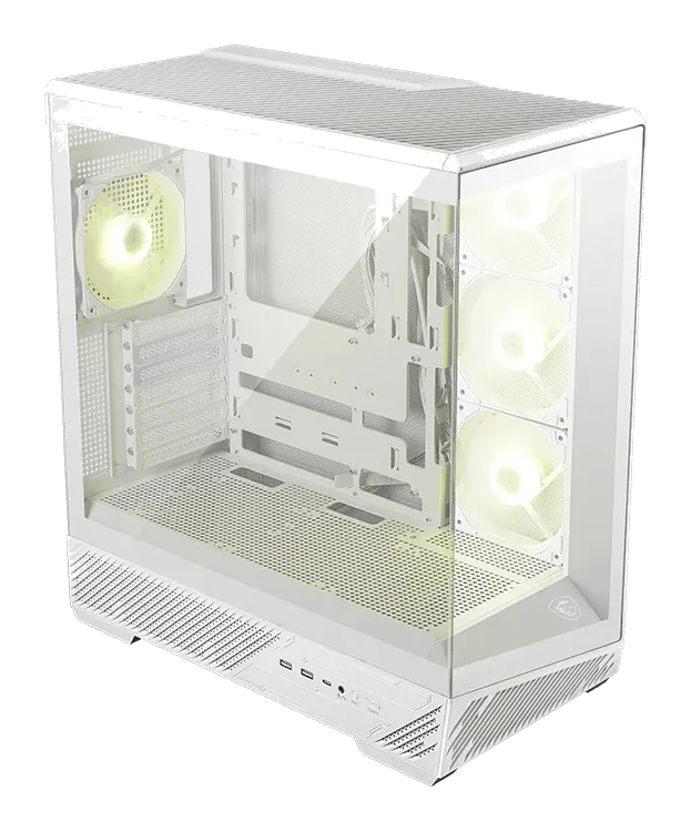Case Msi Mag Pano 130r Pz/white, Factor Forma: Mid-tower, Soporta: Mini-itx/micro-atx/atx