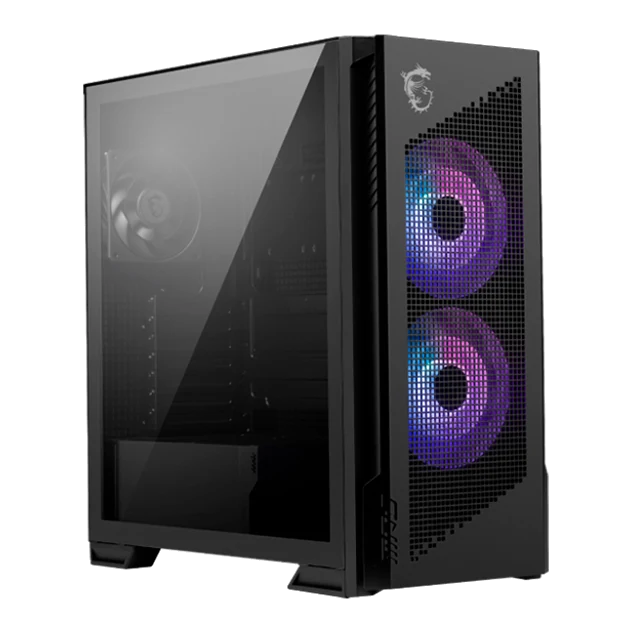 Case Msi Mpg Velox 300r Airflow Pz / Black, Mid-tower, Mini-itx, Micro-atx, Atx, *eatx