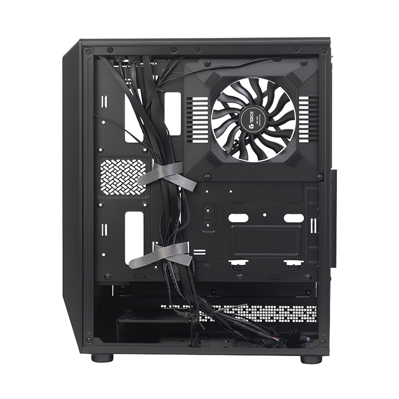 Case Gamer Teros TE-1321G, Mid Tower, USB 3.0 / USB 2.0, Audio, Ventilador RGB, Negro