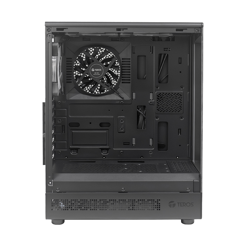Case Gamer Teros TE-1321G, Mid Tower, USB 3.0 / USB 2.0, Audio, Ventilador RGB, Negro