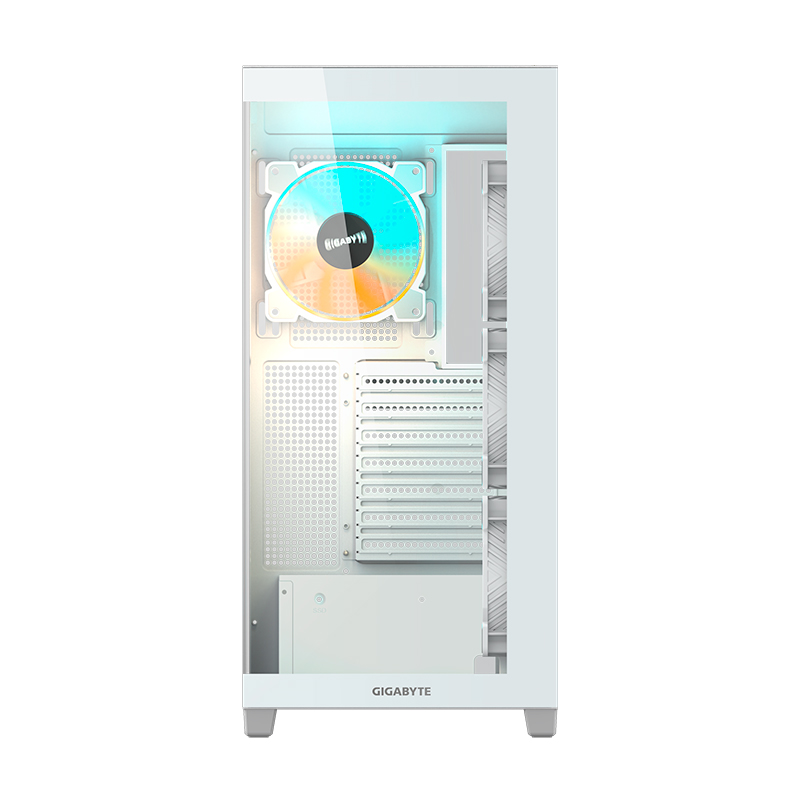 Case Gigabyte C500 Panoramic Stealth Ice, Mid Tower — vista 2