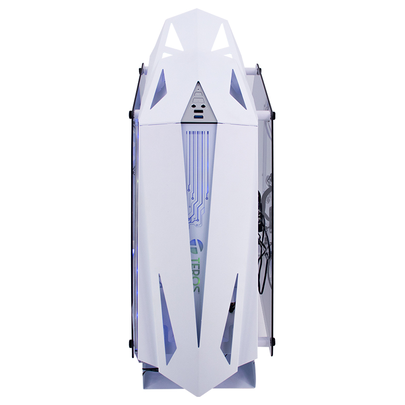 Case Gamer Teros Te-1316g, Mid Tower, Usb 3.0 / Usb 2.0, Audio, Ventilador Argb, Blanco — vista 2