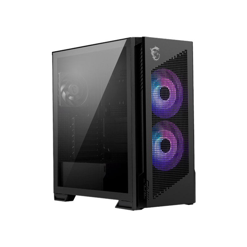 Case Msi Mpg Velox 300r Airflow Pz / Black, Mid-tower, Mini-itx, Micro-atx, Atx, *eatx
