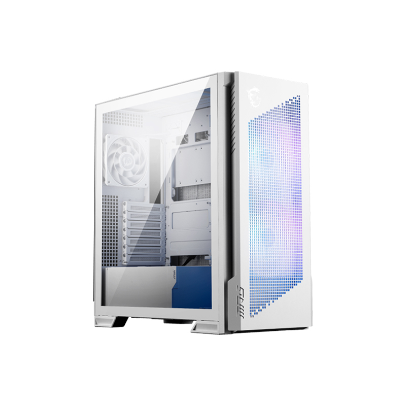 Case Msi Mpg Velox 300r Airflow Pz / White, Mid-tower, Mini-itx, Micro-atx, Atx, *eatx
