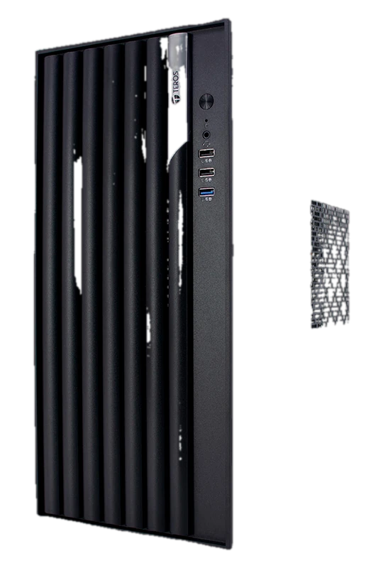 Case Teros Te-1036s, Factor De Forma Atx, 250 W, Usb 3.0 / 2.0, Audio, Negro. — vista 2