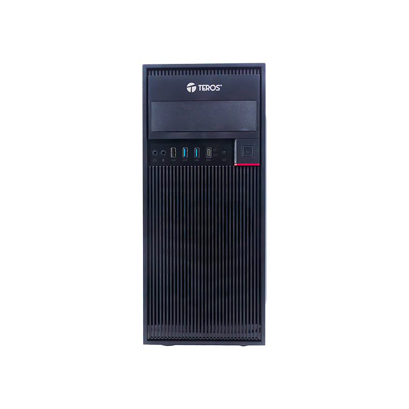 Case Gamer Teros Te-1319g, Mid Tower, 450w, Usb 3.0 / 2.0, Audio, Negro — vista 2