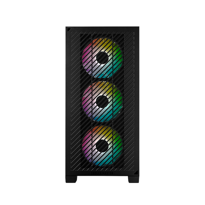 Case Cooler Master Elite 301, Minitower, Negro, Atx, Usb 3.2 Gen 1 Tipo-c / Tipo-a, Audio — vista 2