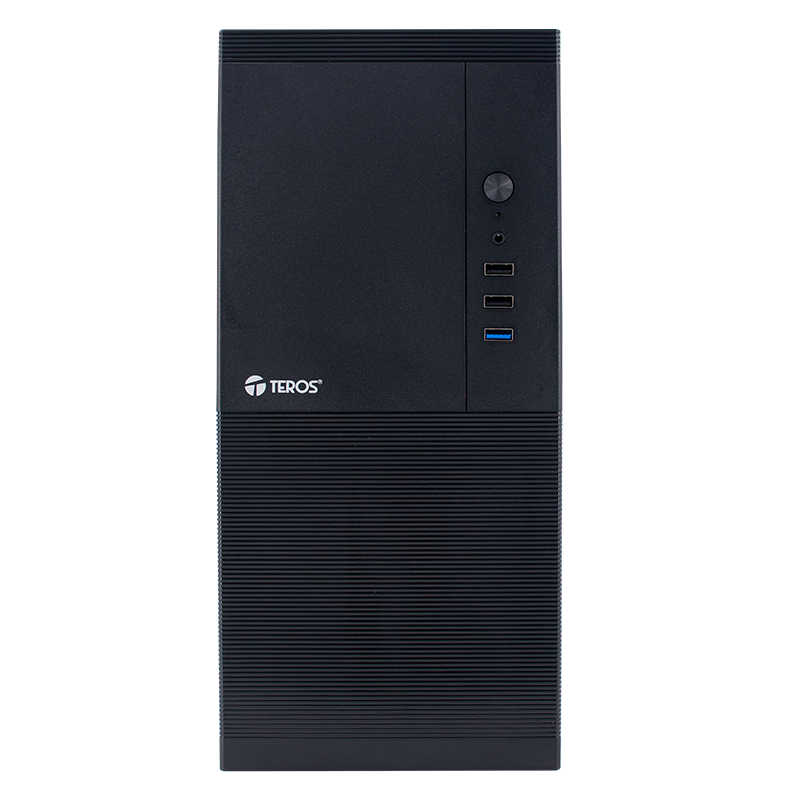 Case Teros Te-1033s, Mini Tower Atx, 250 W, Usb 3.0 / 2.0, Audio Hd, Negro — vista 2