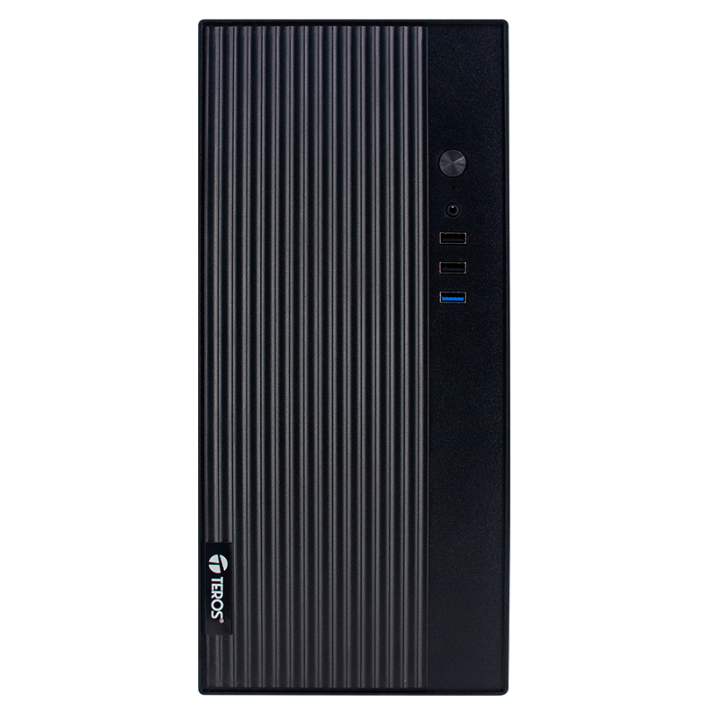 Case Teros Te-1035s, Mini Tower Atx, 250 W, Usb 3.0 / 2.0, Audio Hd, Negro — vista 2