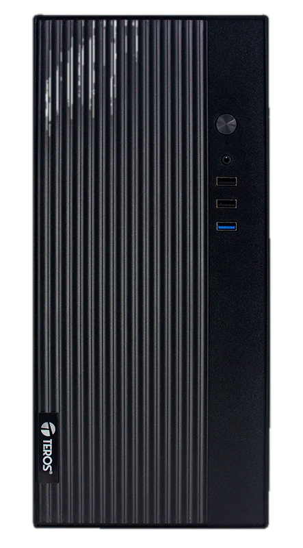 Case Teros Te-1035s, Mini Tower Atx, 250 W, Usb 3.0 / 2.0, Audio Hd, Negro — vista 2