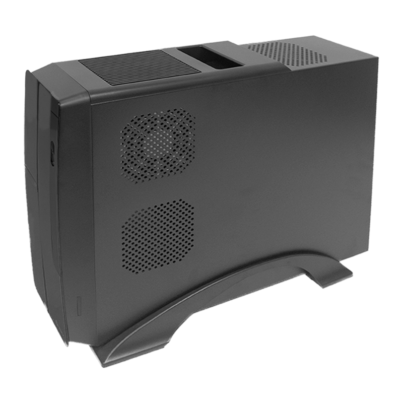 Case Teros TE-1039S, Slim, 250 W, USB 3.0 / USB 2.0, Audio HD, DVD, Negro